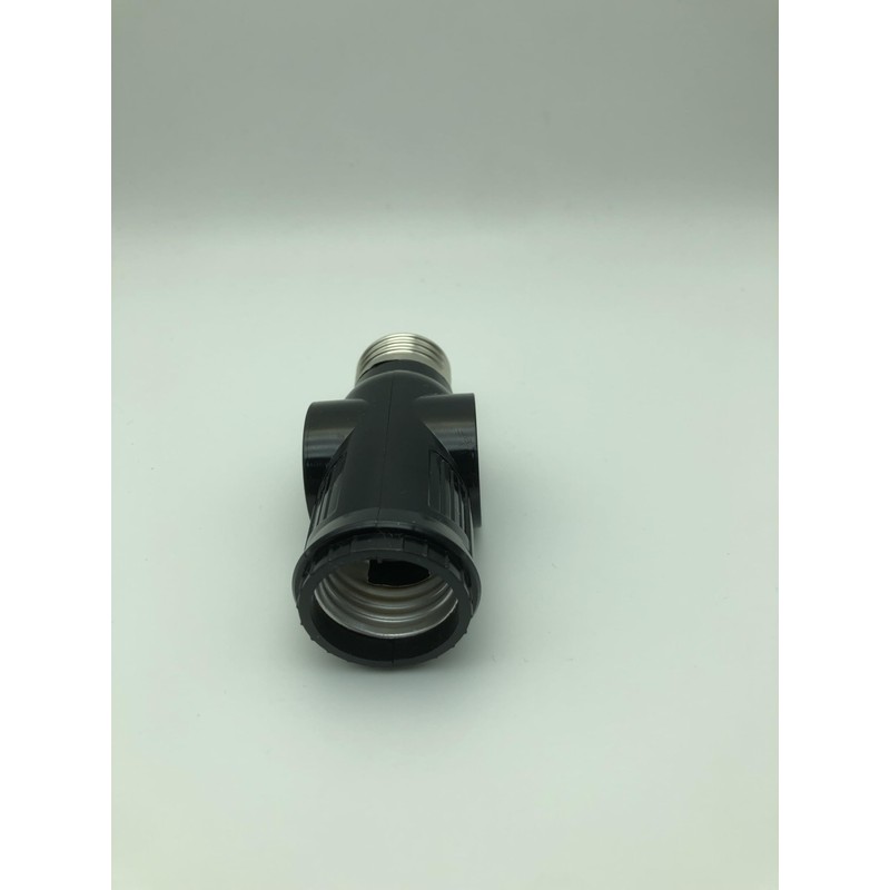Figame 3 Prong Light Bulb Socket Plug Adapter, Polarized Bulb