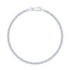 PLANETYS - Bismarck Chain Bracelet 925 Sterling Silver Rhodium-Plated 2.4