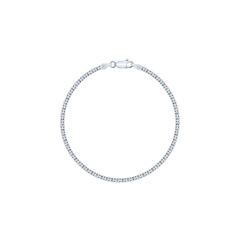 PLANETYS - Bismarck Chain Bracelet 925 Sterling Silver Rhodium-Plated 2.4