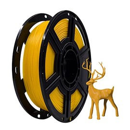 Flashforge PLA 3D Printing Filament 1.75mm 0.5KG/Roll,Dimensional Accuracy +/- 0.02mm, Fit Most FDM Printer (Yellow)