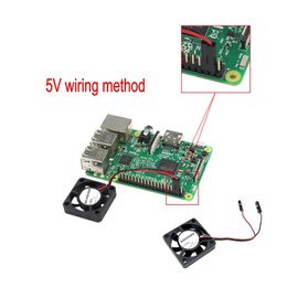 JZK 2PCS 30x30mm 2pin DC 5V mini silent cooling fan with wires 3007 small quiet cooling fan 30mm 3cm miniature brushless DC fan 5V, 3D printer fan with cable, heatsink fan