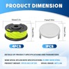 CHIHOLEN Pack of 4 Grass Trimmer Line Spool Compatible with