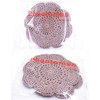 Phantomon 8 Inch Doilies Crochet Round Lace Doily Handmade Placemats