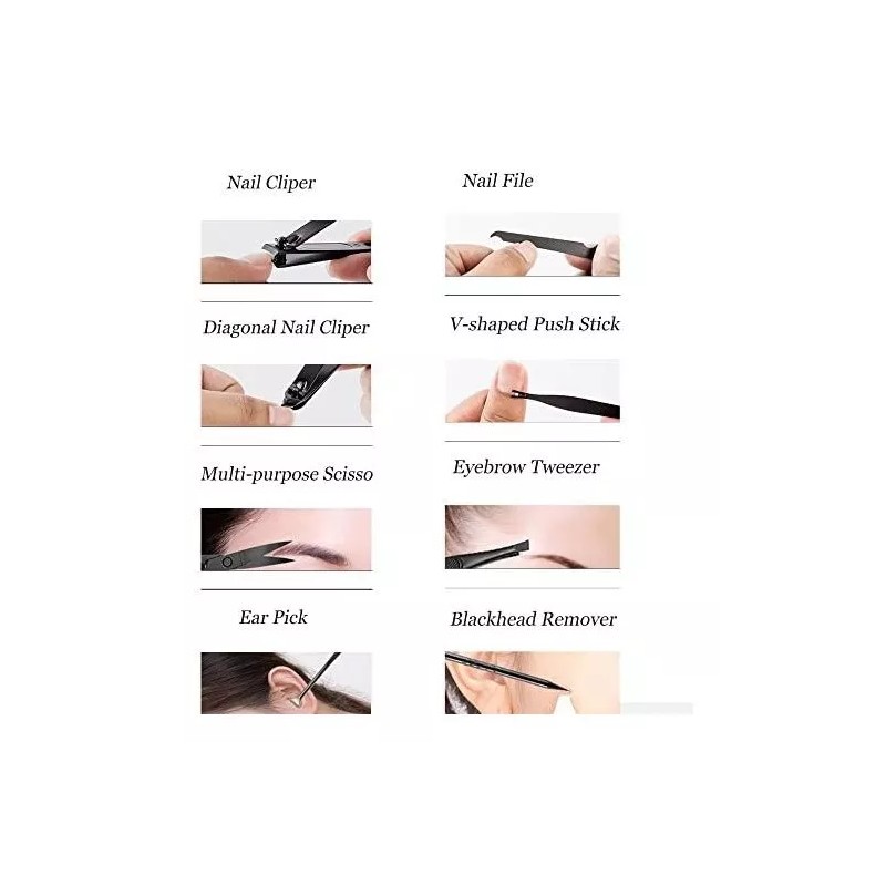 kockock Set De Manicura Y Pedicura, Kit De Cortaúñas, De