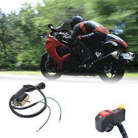 Baceyong Complete Electric Ignition System with Cable Jet for Motorcycles 50/70/90/110/125cc Quad Dirt Bike Buggy