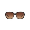 Coach HC8169 Sunglasses, Black/Brown Gradient, 57 mm