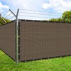 ECOOPTS 4'x97' Privacy Fence Screen Windscreen with Copper Grommets, Fit