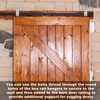 Tandefio 4 Pcs Box Rail Hanger Bracket with Bolts Heavy