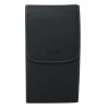 Generic Black Vertical Leather Case Belt Clip Side Holster Pouch