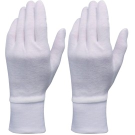 Otafuku Glove G-578 Cotton Smooth Gloves Wrist Jersey [100% Cotton, For Left and Right Use] S [2 Pairs]