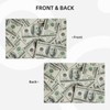 Jbofyee Money Placemats Set of 4 Table Mats Hundred Dollar