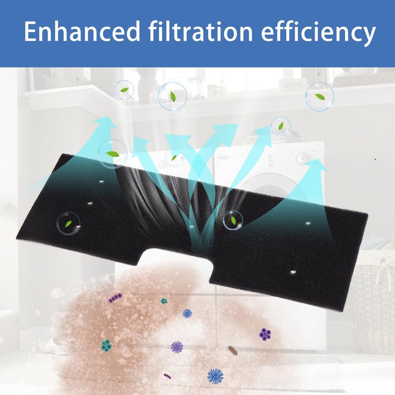 6 Pcs WH01X35719 Lint Filter replacement with Dryer Vent Brush,