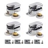 PMELCXD Curved Shower Door Rollers 4pcs 23mm Replacement Shower Door