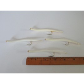 Dolphin 4 MUSTAD OPEN EYE TUBED WORM HOOK SZ 6/0 UMBRELLA RIG TEASER JIG  PICK COLOR - FLOURESCENT GREEN