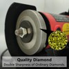 3 inch Flat Diamond Grinding Wheel 150 Grit, 1/2" Arbor,