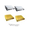 KICHOUSE Camping Blankets Survival Gear Set Reflective Aluminum Foil for