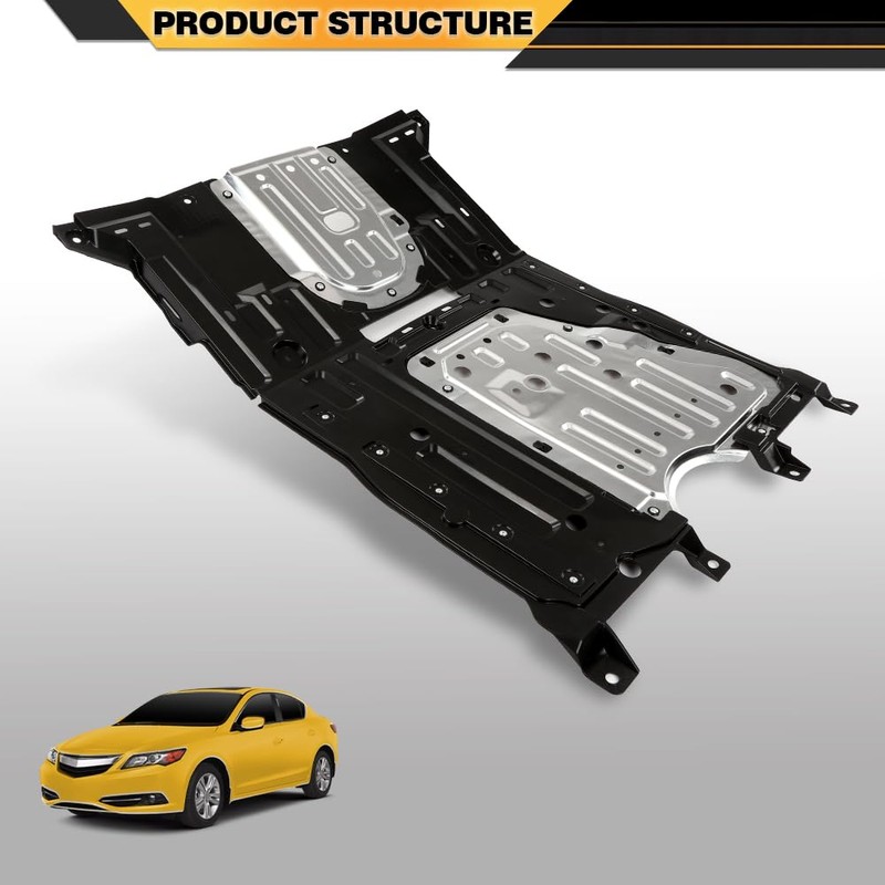 CNNELL Front Center Engine Lower Undercar Shield Compatible with Honda