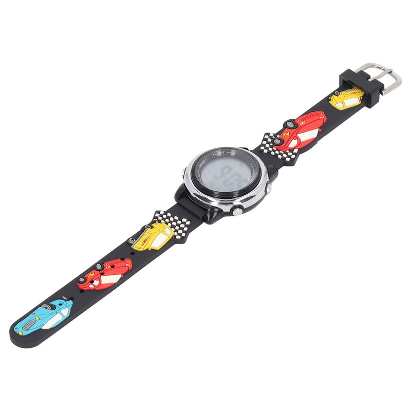 Boy Digital Watch Cartoon Waterproof Stylish Multifunctional LED Backlight Sports