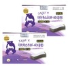 Greenbee Mask Derma Disposable 3-Layer Dental Mask Medium KF-AD, 50-Pack, 2 Packs, White / 그린비마스크 더마 일회용 3중 덴탈 마스크 중형 KF-AD, 50개입, 2개, 화이트