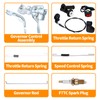 Throttle Linkage Control Assembly Compatible for Baja Warrior Massimo MB200