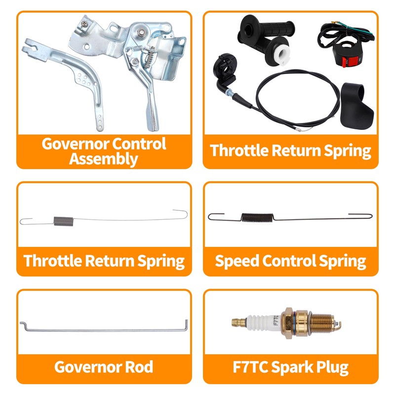 Throttle Linkage Control Assembly Compatible for Baja Warrior Massimo MB200
