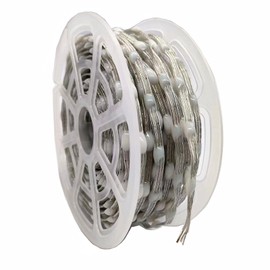 paulzhang DC12V WS2811/WS2812 Pebble Pixel Lights String Seed Pixel Roll 1000LEDS Fairy Lights String for Home, Garden and Courtyard Decoration (Clear Wire 2.5cm Pitch)