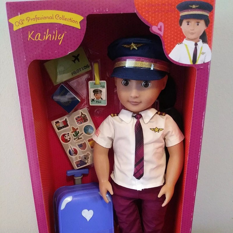 Our Generation Professional Collection Airline Pilot 18" Doll