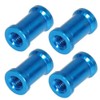 M3x6 Aluminum Spacer LW Cut, 0.37 inch (9.5 mm) Thickness