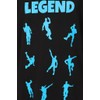 ThePyjamaFactory Brand Emote Legend Dance Gaming All Over Gaming Black