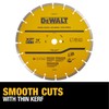 DEWALT 14 in Circular Saw Blade, Dry Wet, Segmented Rim