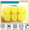YIMINGMOLD Fruit Shaped Silicone Molds 6 Cavity Lemon Chocolate Mold