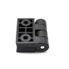 Fullerkreg Hinge Black Profile 40 Slot 8 with Attachment with