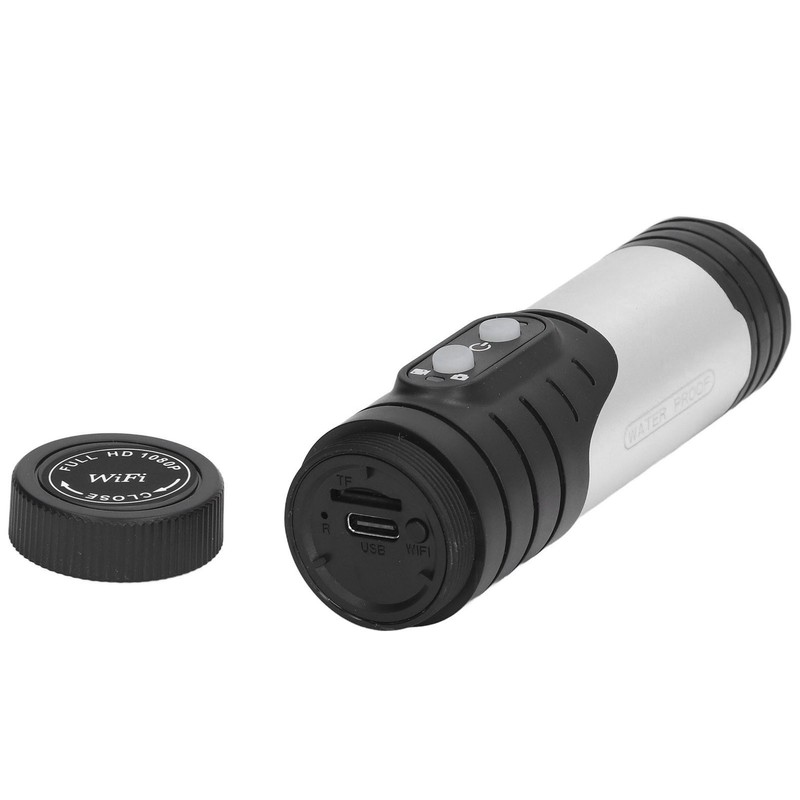 HD 1080P Bike Motorcycle Helmet Camera WiFi Flashlight Camera Anti