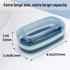 OZNER Clear Travel Soap Case Compatible with Kitsch - Leak-Proof