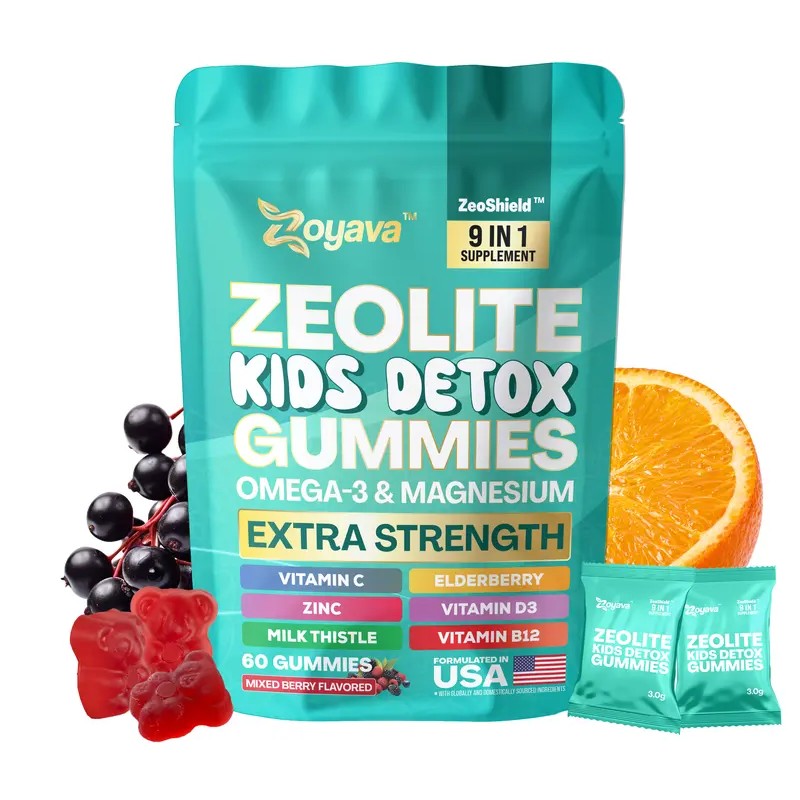 Kids Multivitamin Gummies Mixed Berry Flavor, Daily Nutrient Supplement for