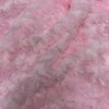 Ruth Light Pink Cuddle Minky Rosette Soft Faux Fur Fabric