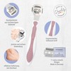 TITANIA Callus slicer with 10 replacement blades, callus remover made