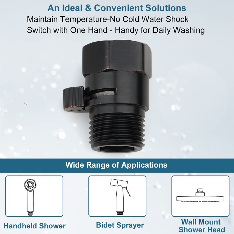 Water Flow Control Valve Shut Off Valve Shower Volume Control