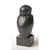 Owl Smooth Sided Animal Portrait Statue by Pompon