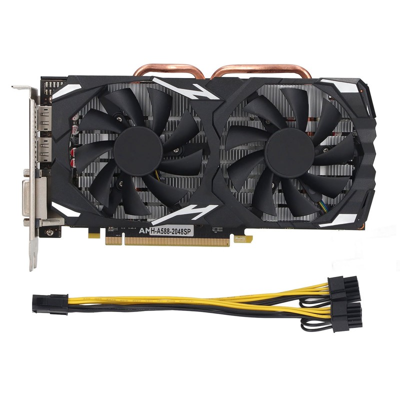 RX580 Game Graphics Card 8GB GDDR5 256BIT Low Noise Desktop