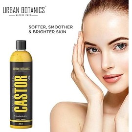 Generic Pure Cold Pressed Castor Oil for Hair and Skin, 200ml