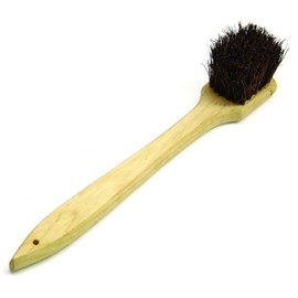 TrueCraftware- 20-inch Wok Brush Palmyra Bristles with Wooden Handle - Wok Brush Cleaning Brush Kitchen pan Brush Scrub Brush Kitchen Cleaning Brush Pot Scraper Scrubber Dish Pan Brush for Cooking