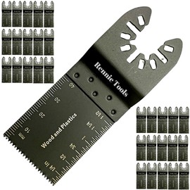 Rennie Tool Company - Pack of 30 - Oscillating Multi Tool Blades Set Compatible with Dremel Fein Multimaster Makita Etc. Wood Cutter Saw Blades