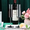 Lauwell Champagne Flutes Goblets Plastic Acrylic Wine Toasting Goblets Crystal