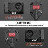 3/8 Inch Drive Lightweight Pneumatic Impact Wrench 690ft Lbs Nut