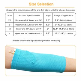PICC Line - Funda protectora para lactancia para adultos y niños, ultra suave, cómoda, peso: 88-210 libras (azul, S)