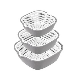 Lavabo Plegable, Tina de Platos de 7.5L Lavabo Plegable Bandejas de Platos para Fregadero de Cocina, 2 en 1 Bandeja para Platos + Tabla de Cortar, Lav