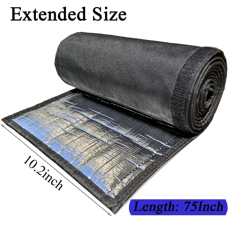 3 Layers Copper Pipe Insulation Cover for HVAC, 75 Inch