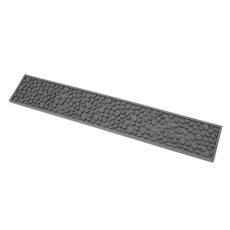 Coffee Bar Mat PVC Silicone Non Slip Rectangular Heat Resistant