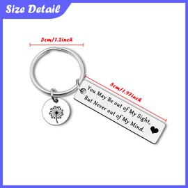Dabihu 24Pcs Long Distance Relationship Gifts Keychain Coworker Leaving Gifts for Women Men Farewell Going Away Keyring for Colleague Boss Friends New Job Promotion Retirement Resignation Gift